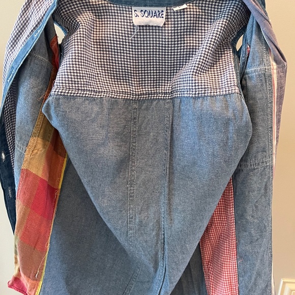 Denim Patchwork Vest - Picture 5 of 14